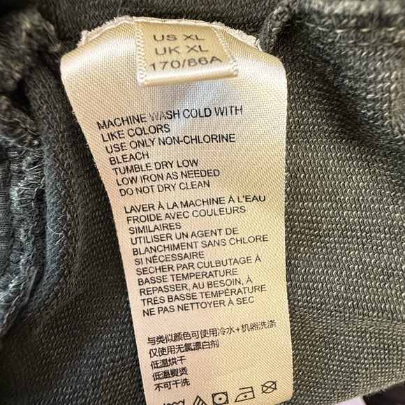 Anthro SaturdaySunday SIZE XL 40x25 Womens Theo Utility Jogger Pants Khaki Green - Picture 9 of 11